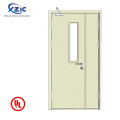 Powder Coated Finish Galvanized Turkey fabricated Galvanized Steel Fire Door photos with Vision Panel